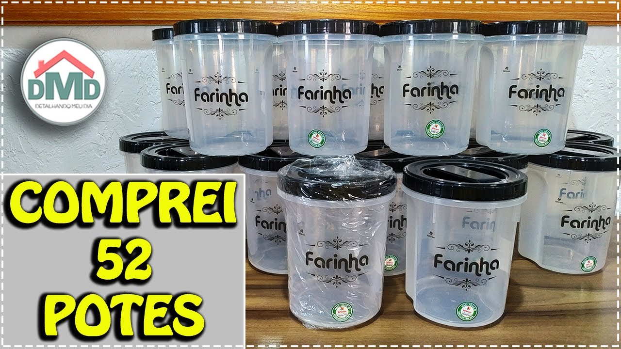 Potes NITRON de 2 Litros - Fortes, Grandes, Perfeitos e Baratos - Um Achado