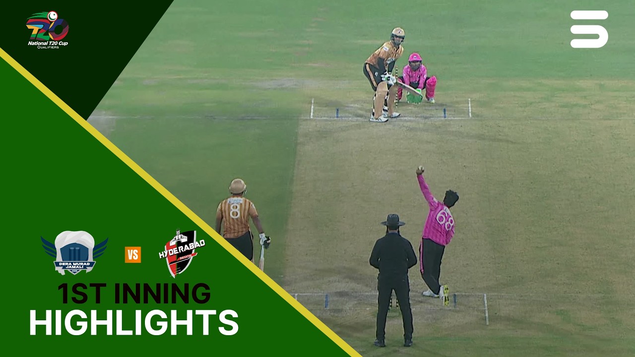 1st Innings Highlights | DMJ Region vs Hyderabad Region | National T20 Qualifier | Match 4 | MZA1U
