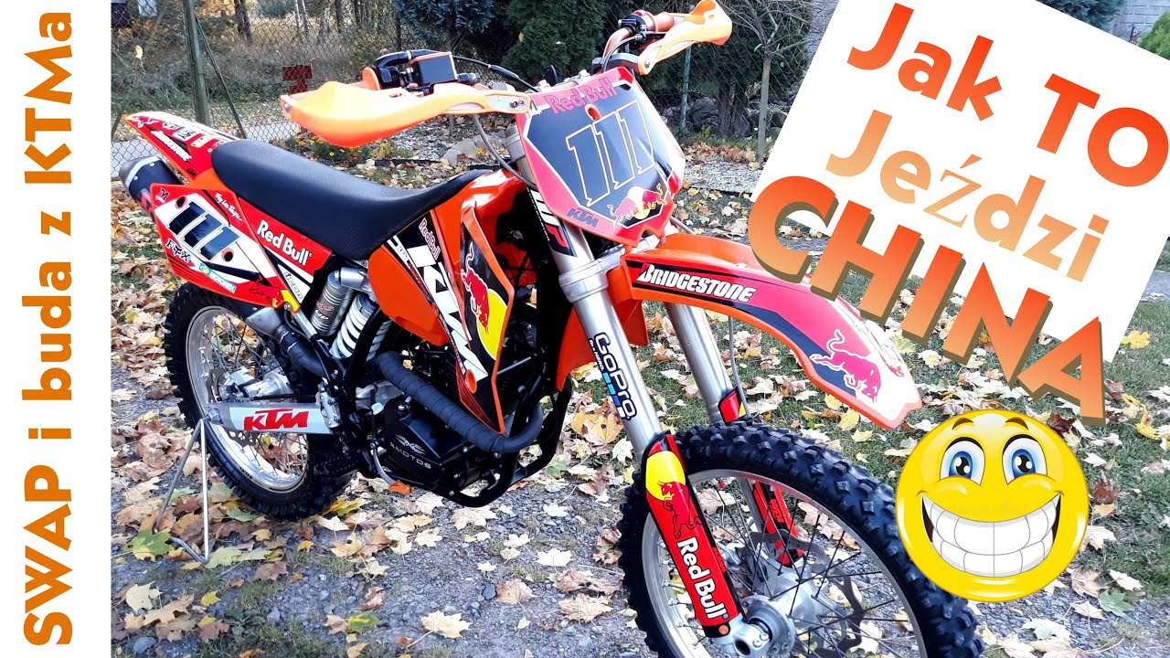 SWAP silnik z Xmotos ZS169FMM i cała rama zawieszenie BUDA z KTM 😁 Jak takie cudo jeździ 😉 Zongshen