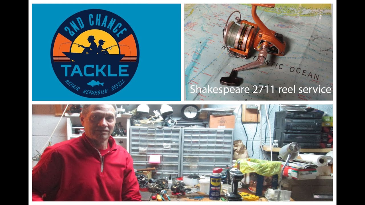 Рыболовная катушка Shakespeare 2711 Vintage spin: как разобрать и обслужить