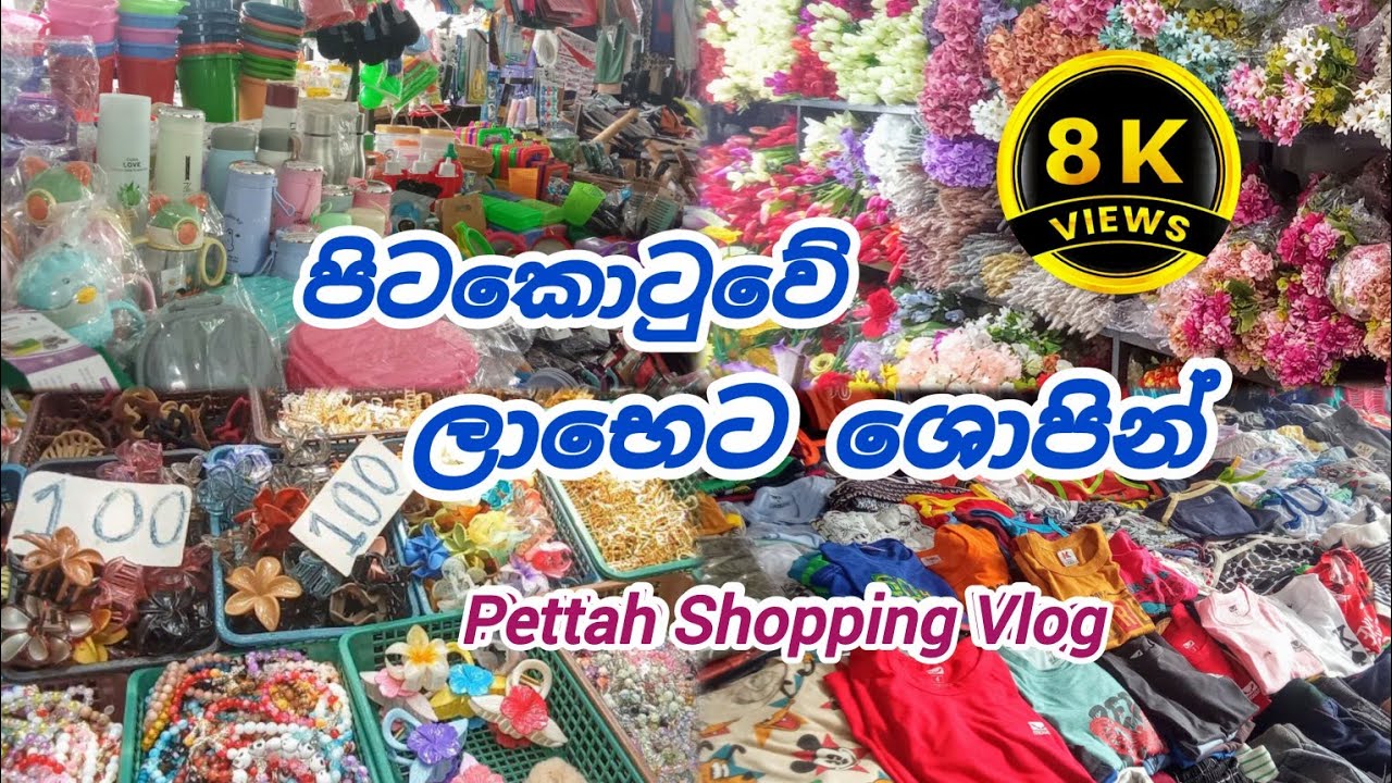 පිටකොටුවෙන් ලාභෙට බඩු ගන්න යමු | Pattah Shopping Vlog 🛍️🥰 #sithumiskills #budget #shopping #colombo