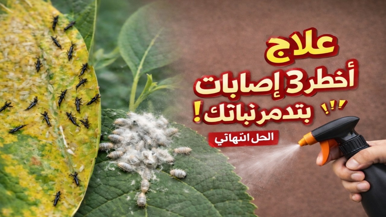 تركيبة طبيعية تقضى على اخطر 3 آفات للنبات