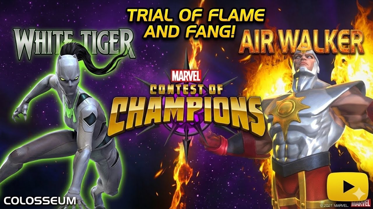 7⭐ Rank 3 awakened White Tiger DESTROYS Colisium Air-Walker 🔥 | MCOC #shorts