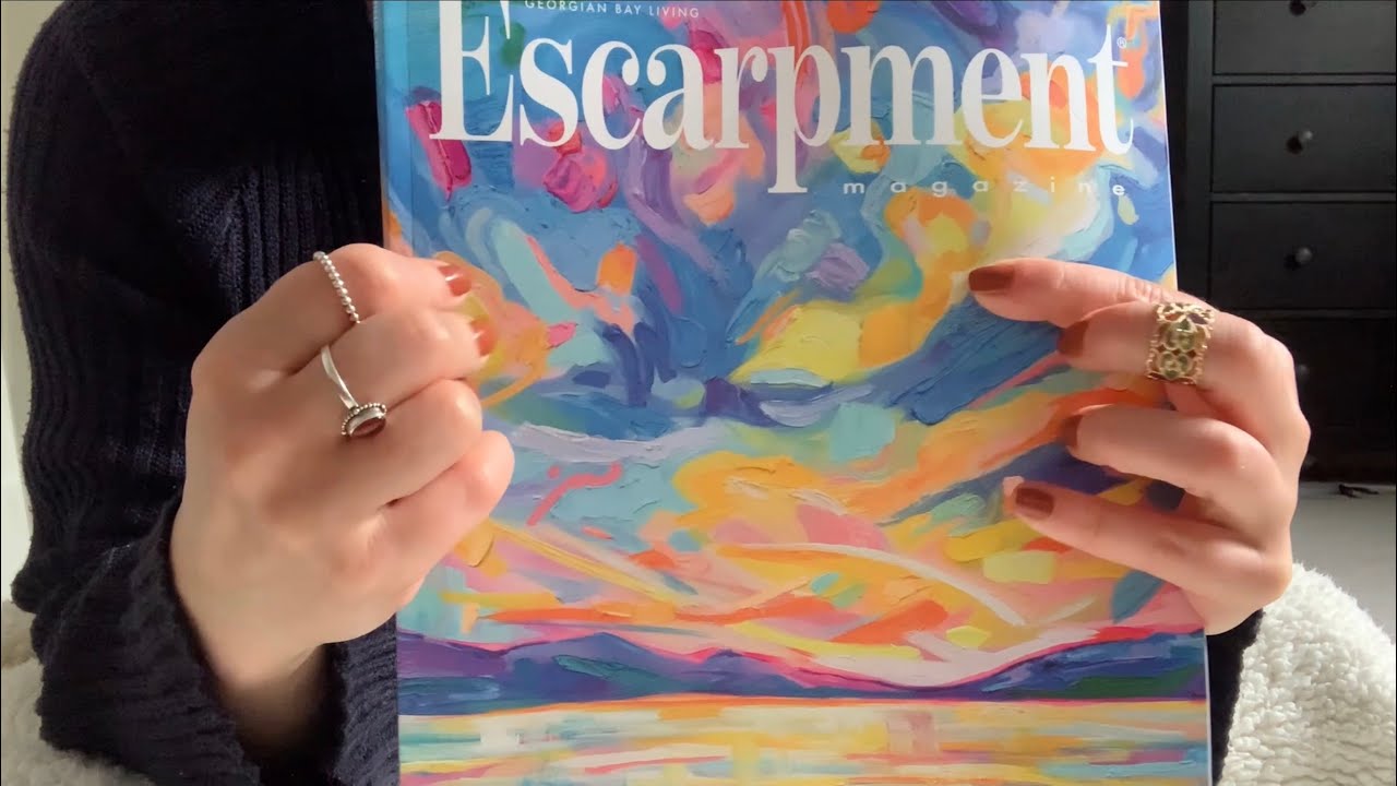 ASMR Page Turning - Magazine (Gripping, Page Squeezing, Lofi)