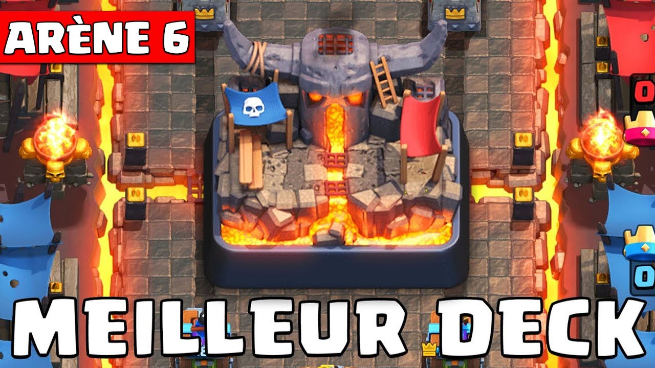 MEILLEUR DECK ARENE 6 sur CLASH ROYALE ! (1600 troph&eacute;es)