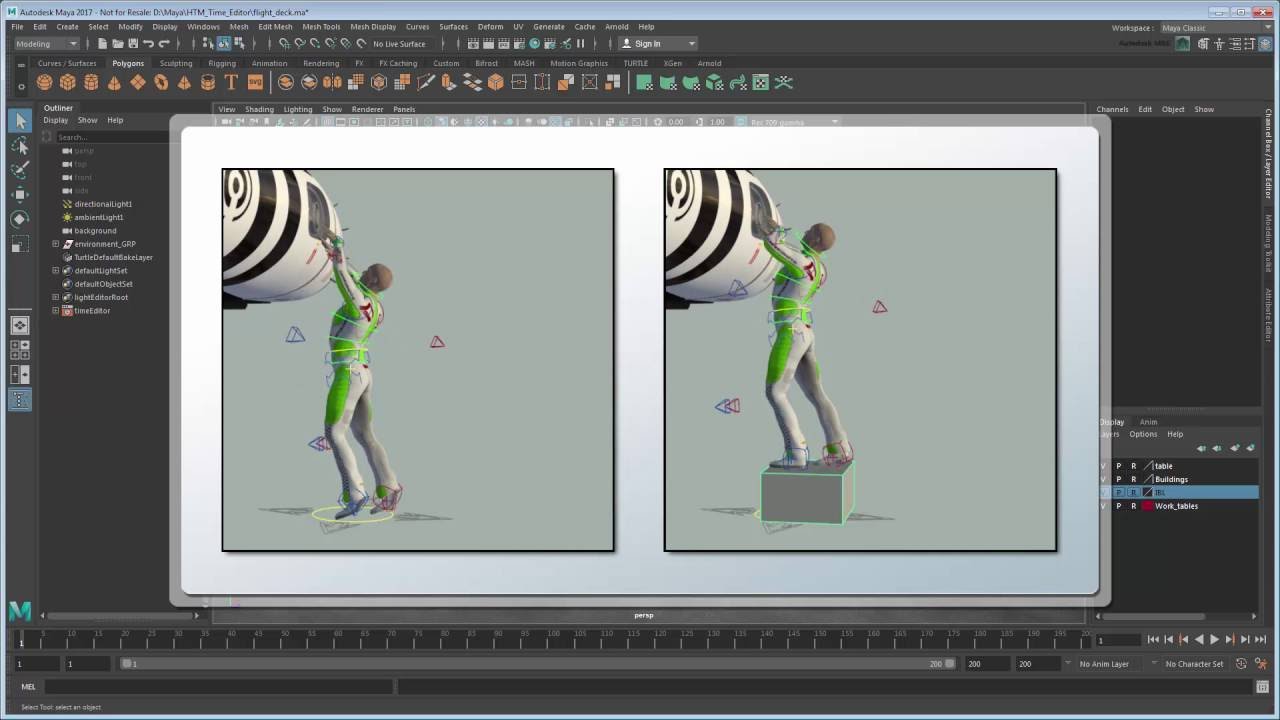Non-Destructive Animation Editing: Basic setup and single clip editing
