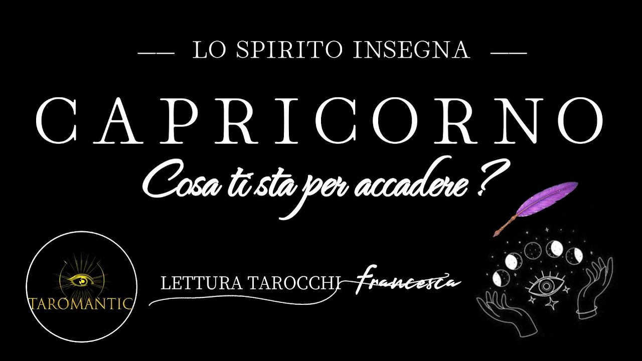 CAPRICORNO ♑ LA PROPOSTA❗️È QUANDO MENO TE LO ASPETI (Lo Spirito Insegna)