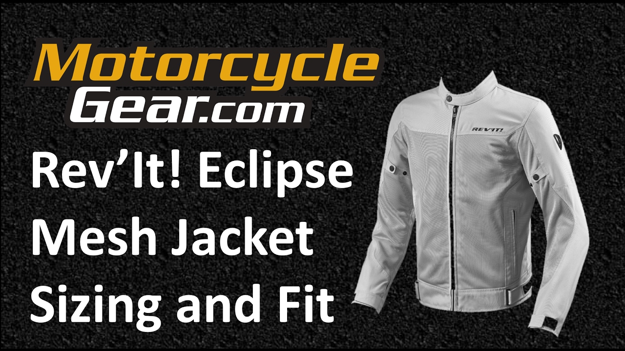 Rev'It! Eclipse Mesh Jacket Sizing and Fit Guide