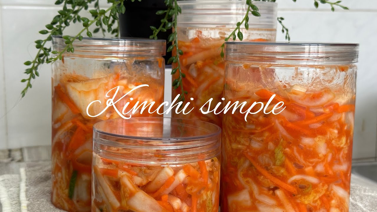 Home made kimchi ◟( ˃̶͈◡ ˂̶͈ )◞ ll sangat senang dan sedap ll peminat kimchi wajib cuba ₊⊹♡