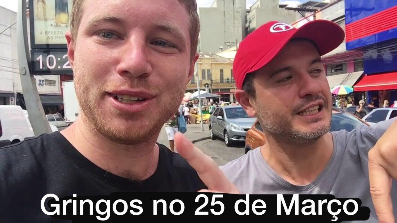 Gringos Fazendo Compras na Rua 25 de Março (São Paulo) | Tim Explica