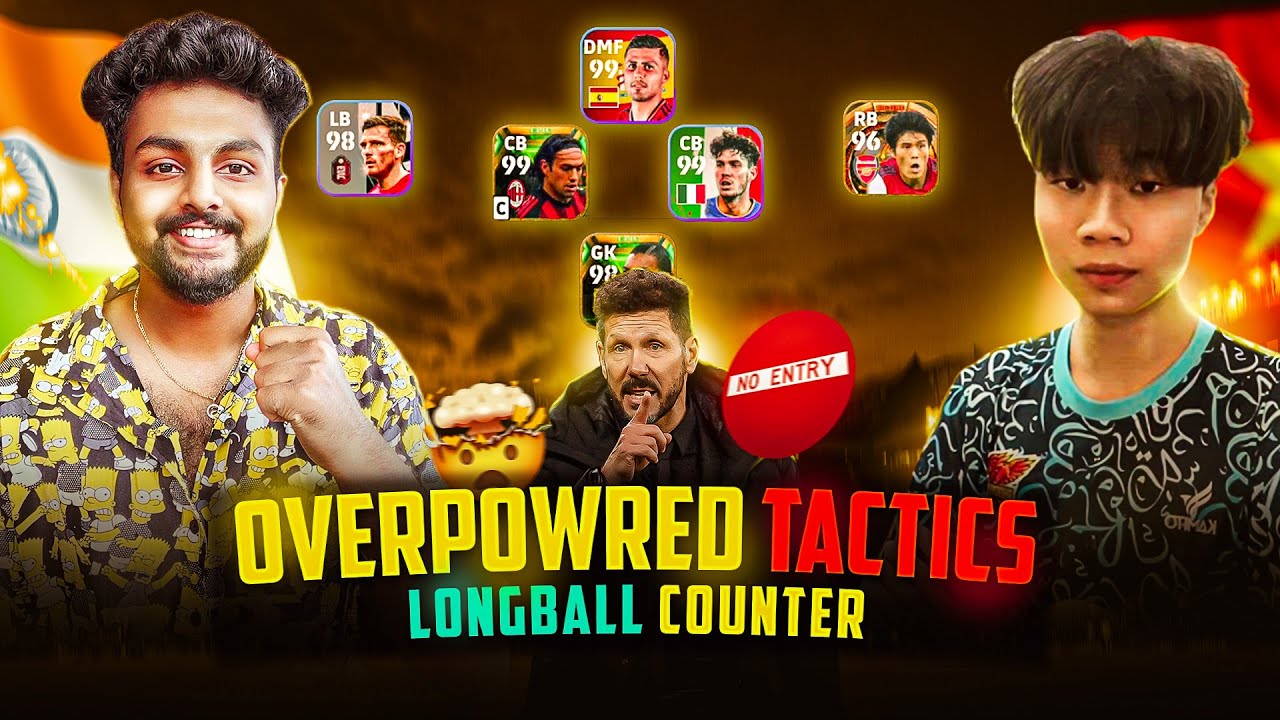 LONG BALL COUNTER CRAZY DEFENDING TACTICS😱 | WHY LBC IS BETTER THAN QUICK COUNTER💥 | 4141 FORMATION🤯