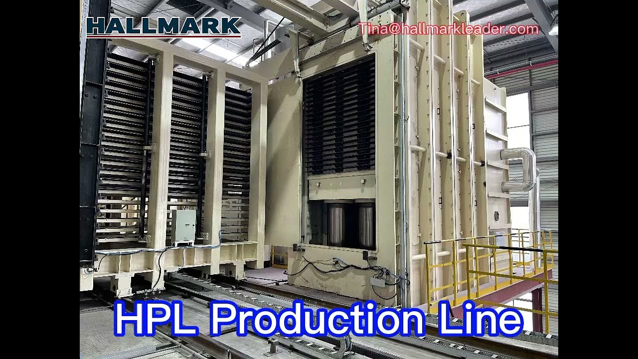 HPL/compact production line high pressure laminate hot press Ламинат высокого давления