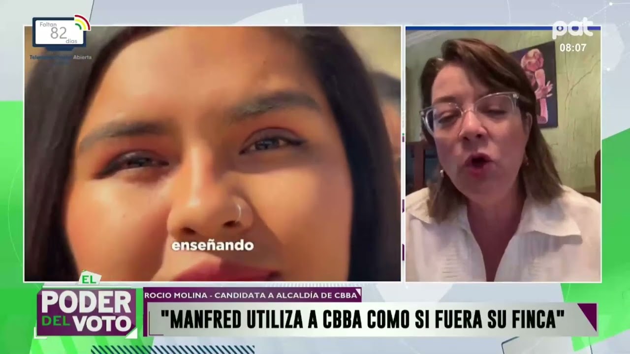 Rocío Molina, rumbo a la alcaldía de Cochabamba en las elecciones subnacionales