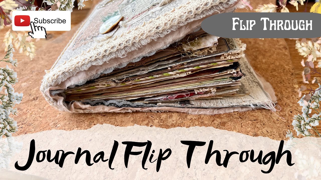 Junk Journal Flip through | The French Linen Botanical Journal