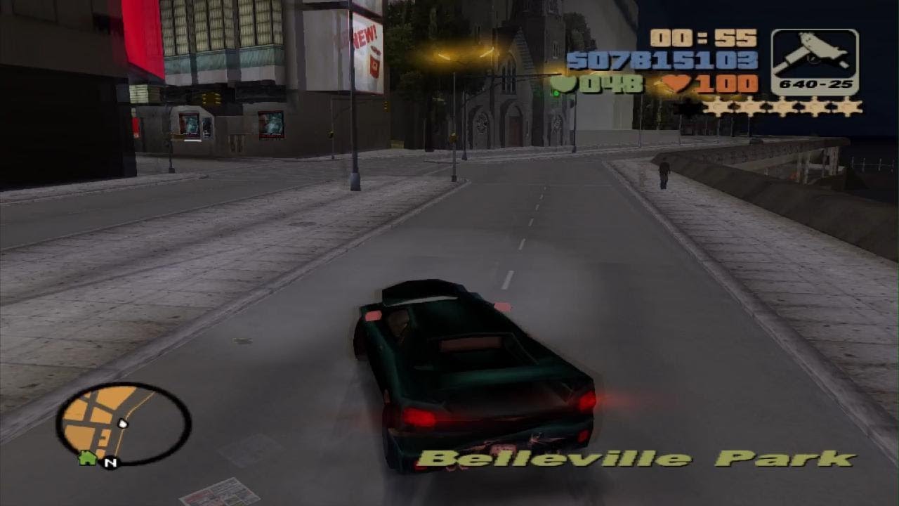 Grand Theft Auto 3 FBI Police Chase