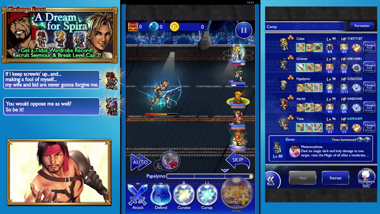 FFRK ITA - A Dream for Spira U++