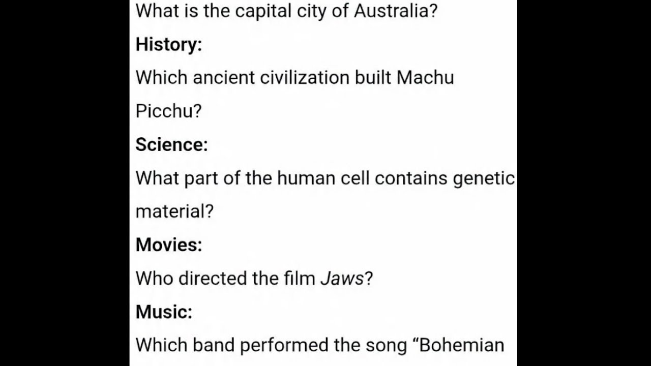 Trivia Challenge!