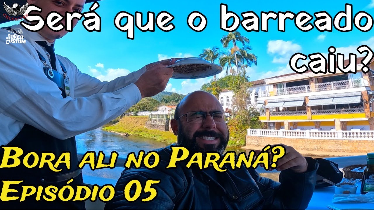 Bora ali no Paraná EP05 - Morretes/PR e o barreado nota 10,  além da bateria zerada  #roadglide