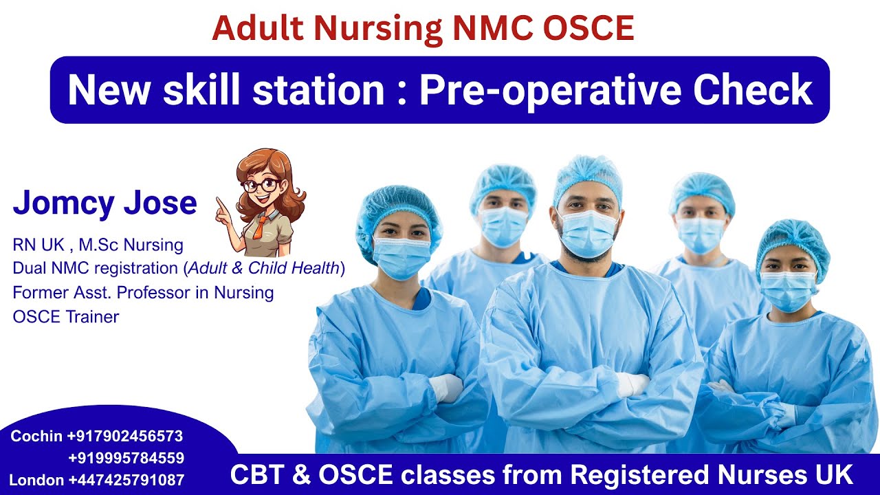 Pre-Operative Check Explained | Adult Nursing OSCE NEW Station | Feb 2026 Update | Learn with Jomcy