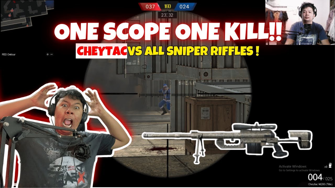 Parkour di Atas Kontainer: Gameplay Sniper Paling Meresahkan