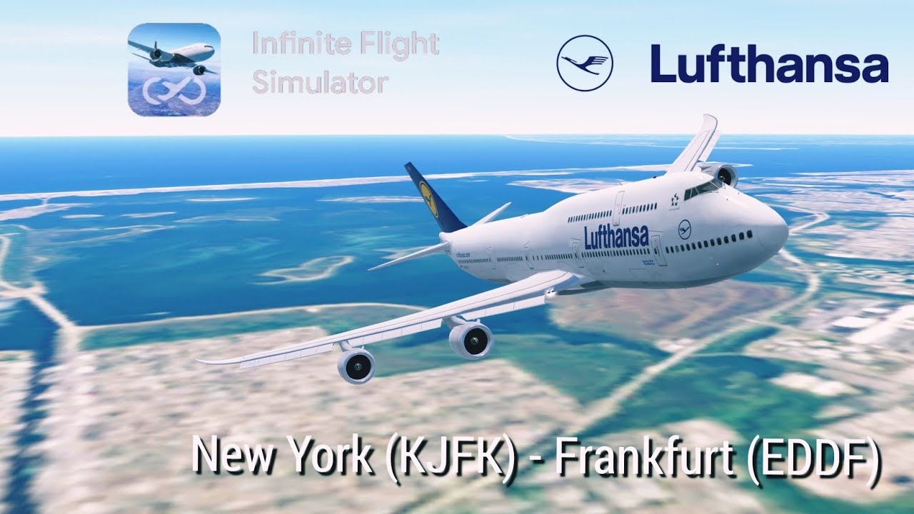 Lufthansa 747-8 Full Flight JFK - FRA | Infinite flight