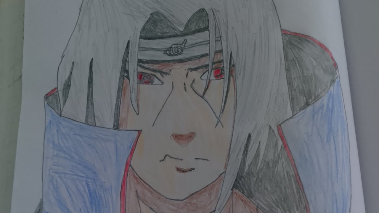 How to Draw ITACHI UCHiHA Step by Step| Naruto Shippuden 