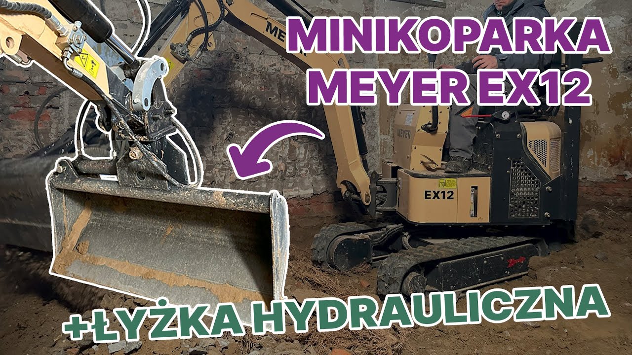 TA MINIKOPARKA WJEDZIE WSZĘDZIE! 😱 MEYER EX12 - AKCJA USUWANIE GRUZU