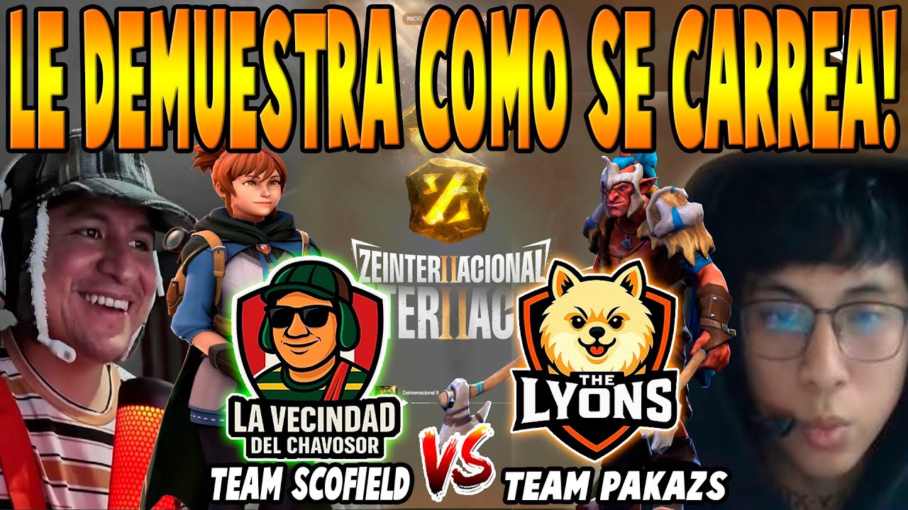TEAM SCOFIELD vs TEAM PAKAZS [BO1] - Le Demuestra como se CARREA! - ZEINTERNACIONAL 2 DOTA 2