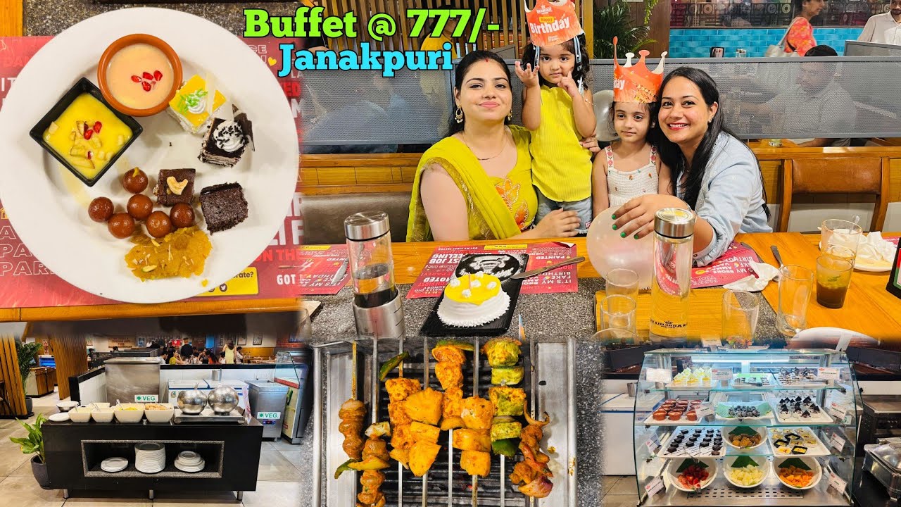 Barbeque Nation - Unity Mall,Janakpuri,Delhi || Lunch Buffet at Rs.777/-|| Unlimited Buffet in Delhi