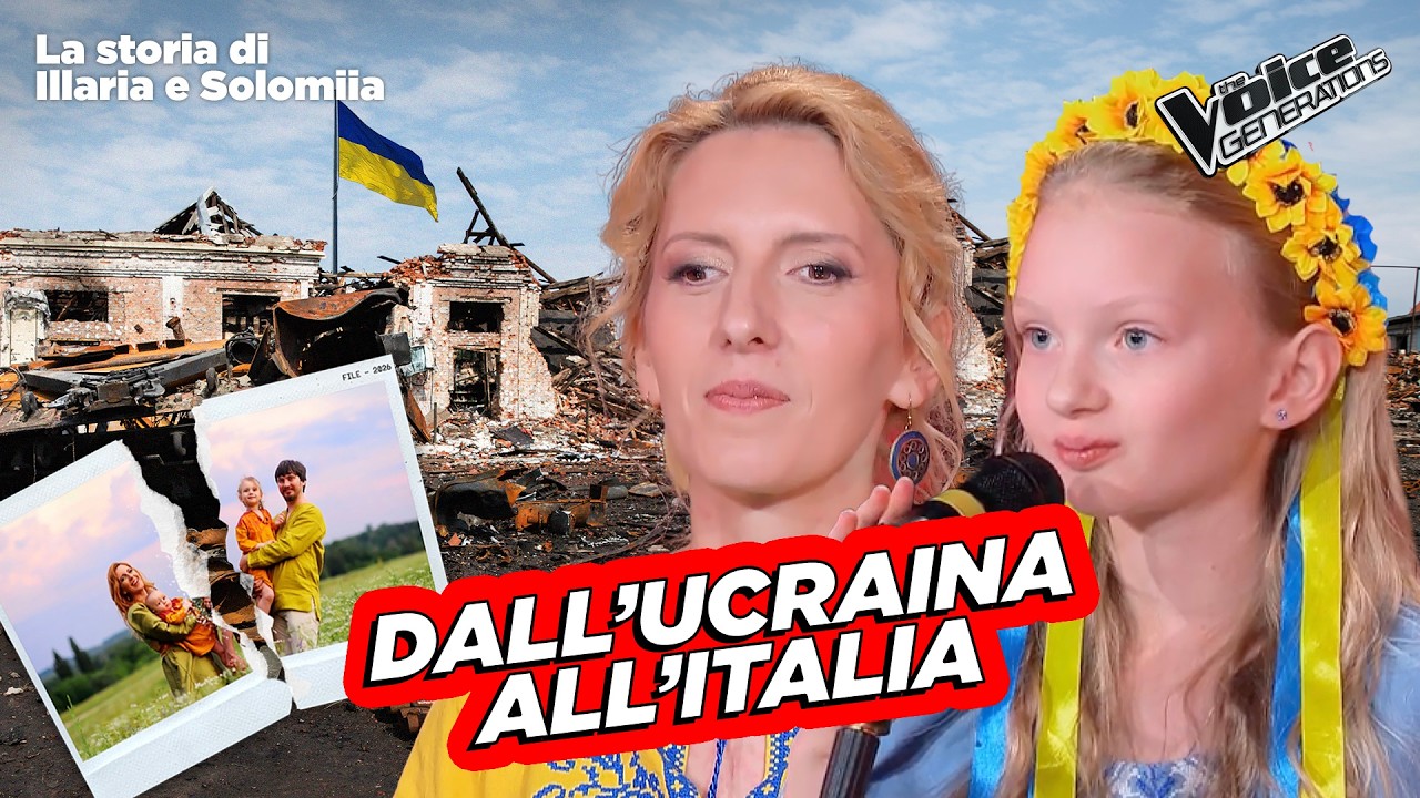 La storia di Illaria e Solomiia, mamma e figlia che hanno trovato la loro pace The Voice Generations