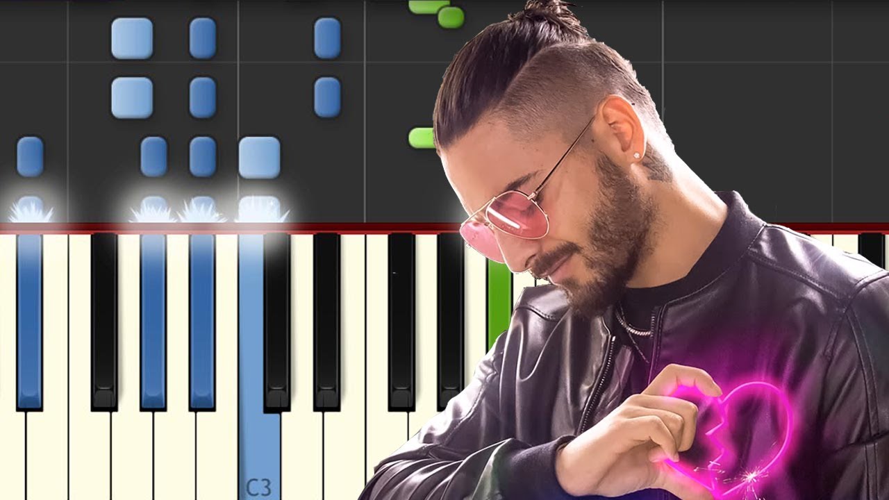 Corazon / Maluma / Piano / Tutorial / Notas Musicales / Cover