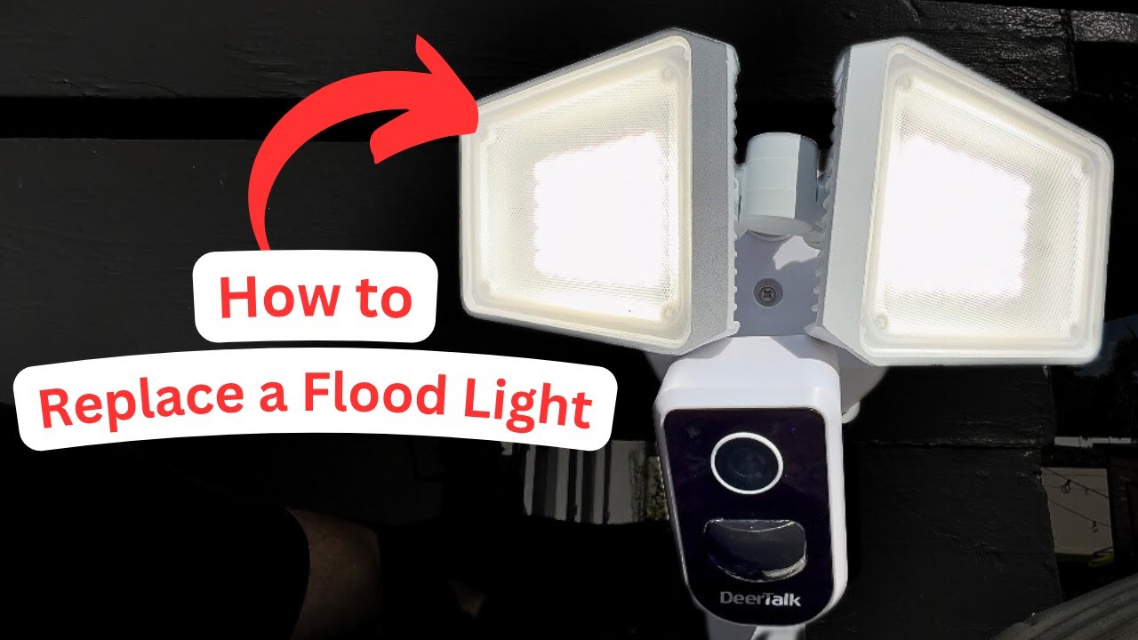 How to Replace an Outdoor Flood Light | Easy DIY Exterior Light Fixture Installation |