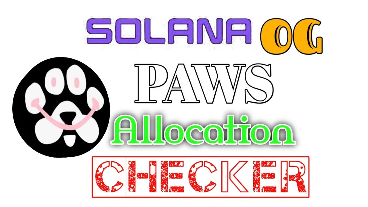 How to Check PAWS Solana OG Allocation,  Eligibility Requirements & Claiming || New Update