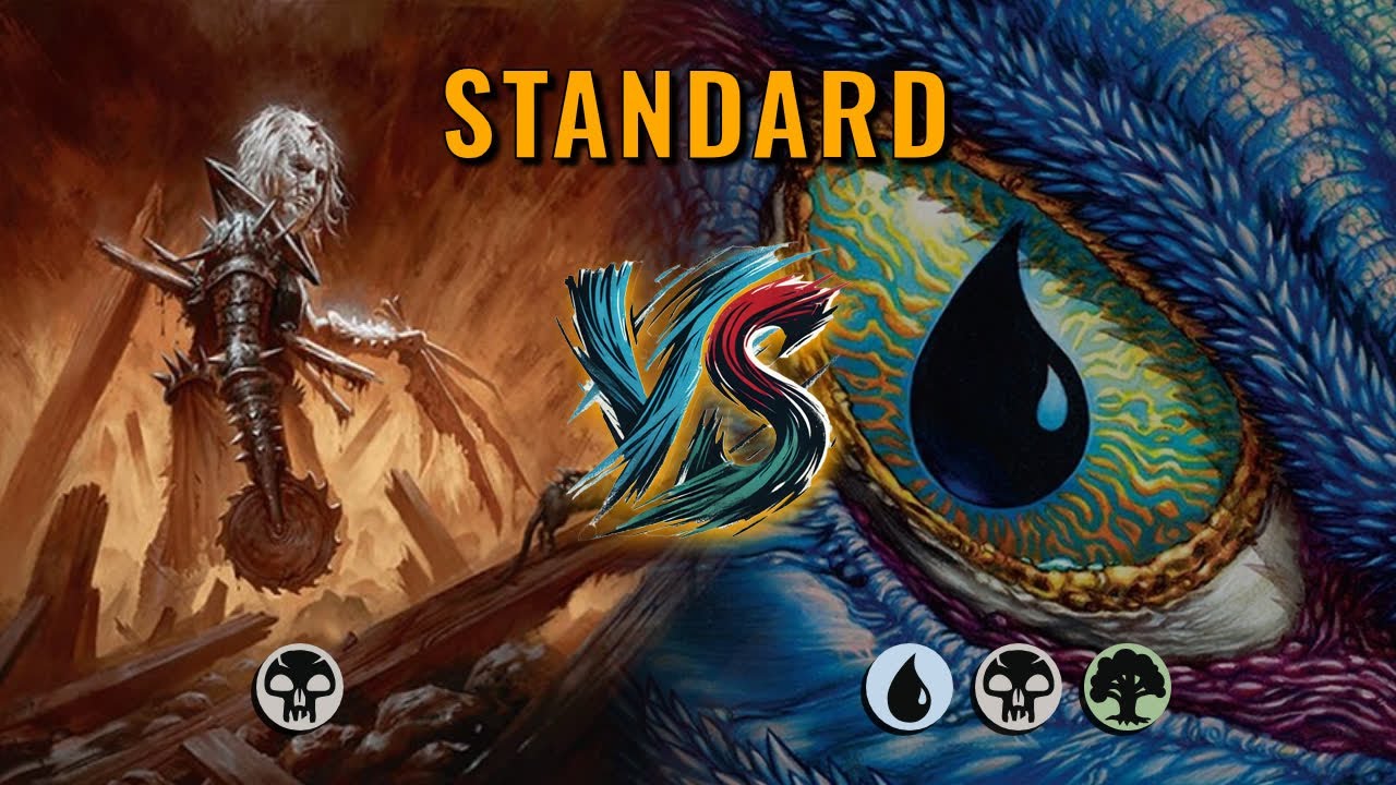 MTG Standard - Mono Black Midrange by Numbskull VS Sultai Control by Dalkenstein