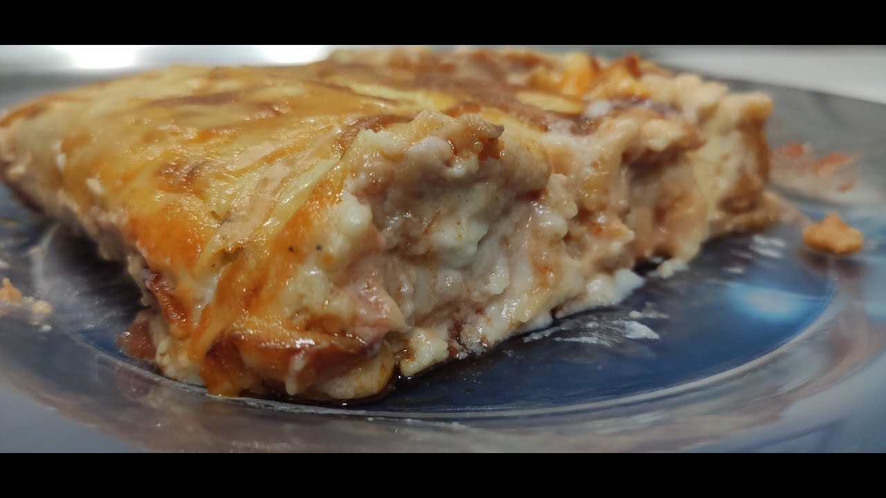 CANELONES DE CARNE EN MAMBO