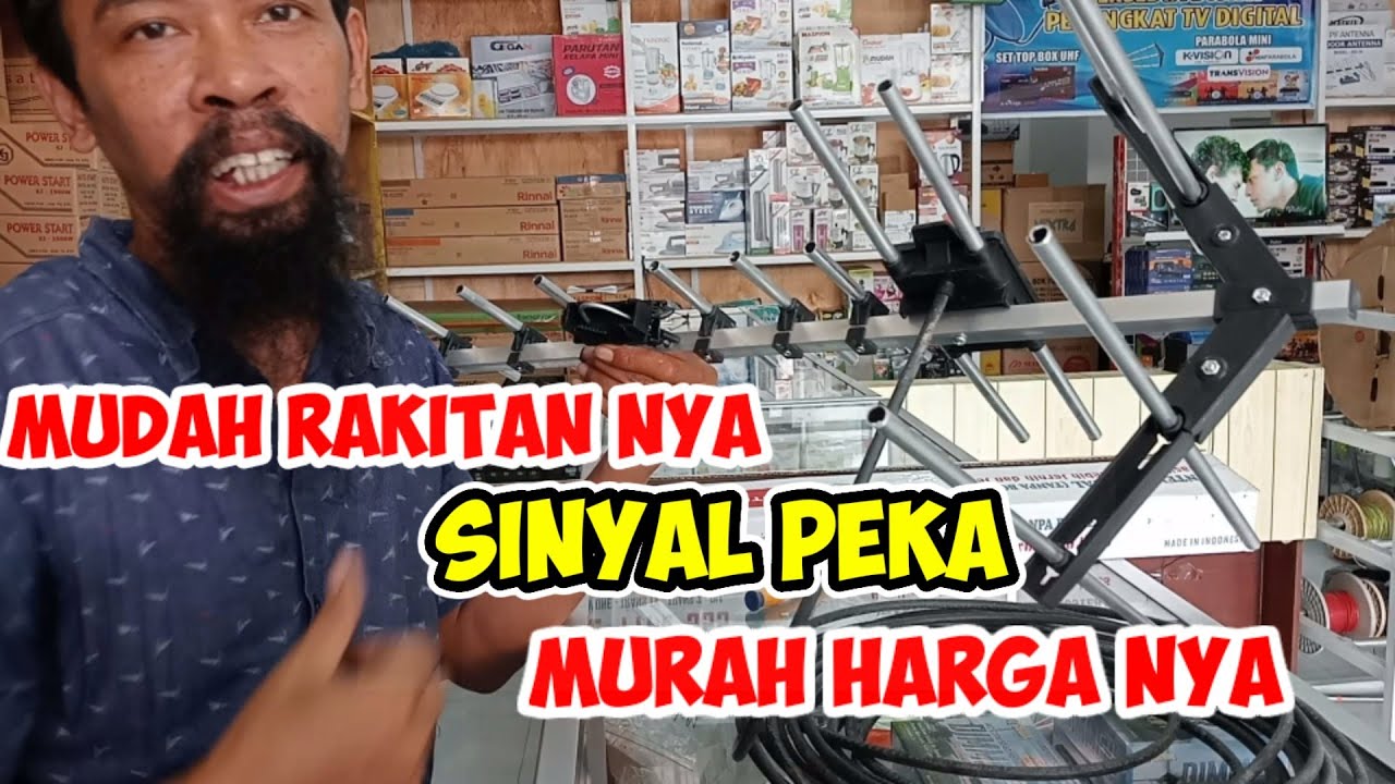 antena tv digital super peka mudah perakitannya dan harga murah