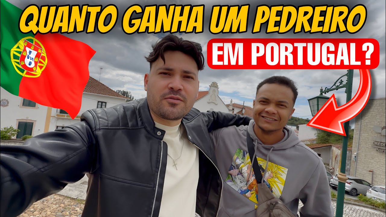PEDREIRO BRASILEIRO ESTÁ FAZENDO SUCESSO EM PORTUGAL - (Conrado Vlogs)