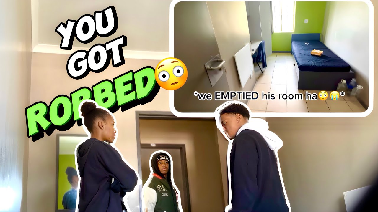 TELLING MY FRIEND HE GOT ROBBED😨🙆🏽‍♀️(PRANK🤣)