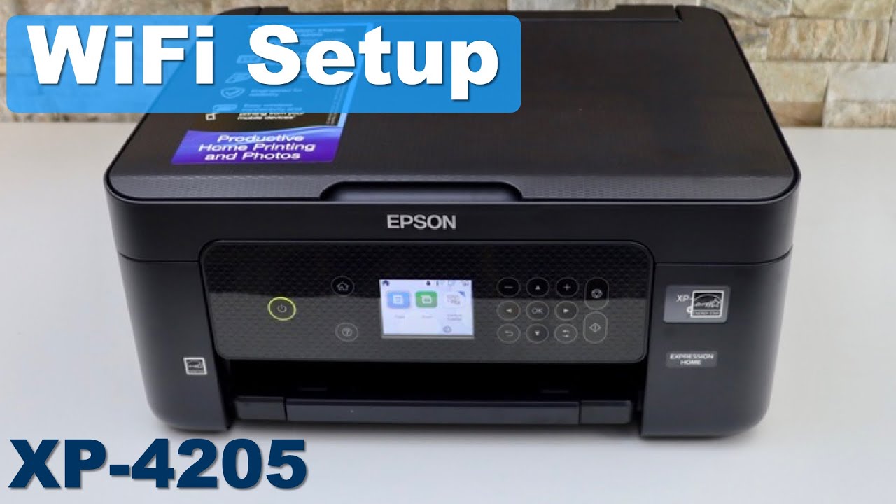Epson XP-4205 WiFi Setup.