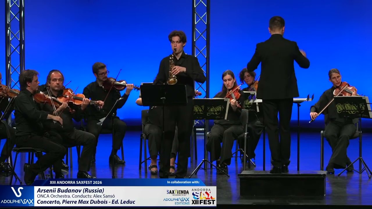 Arsenii Budanov (Rosja) gra Concerto, Pierre Max Dubois (z ONCA)