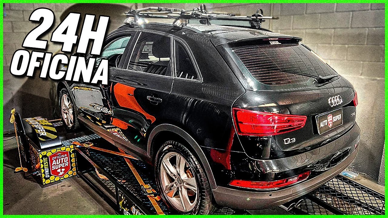 AUDI Q3 C-A-B-U-L-O-S-A Fazendo REMAP STAGE 1!😈 (24 Horas Dentro da Oficina)