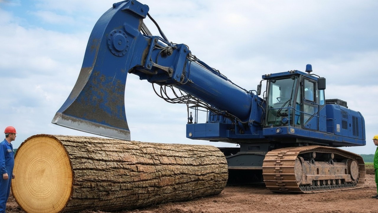 INSIDE HOW GIANT LOGS ARE HAULED OUT OF DENSE FORESTS