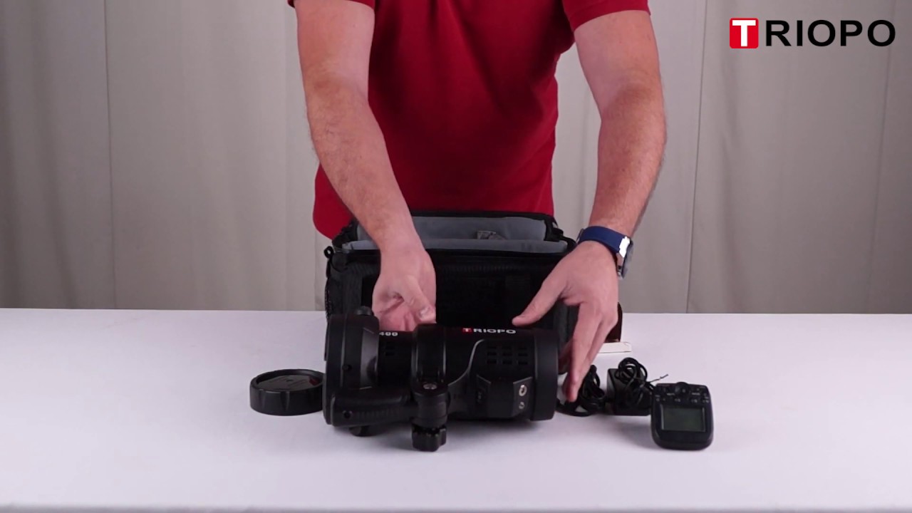 Flash F1-400 Unboxing, que trae en la caja este potente flash