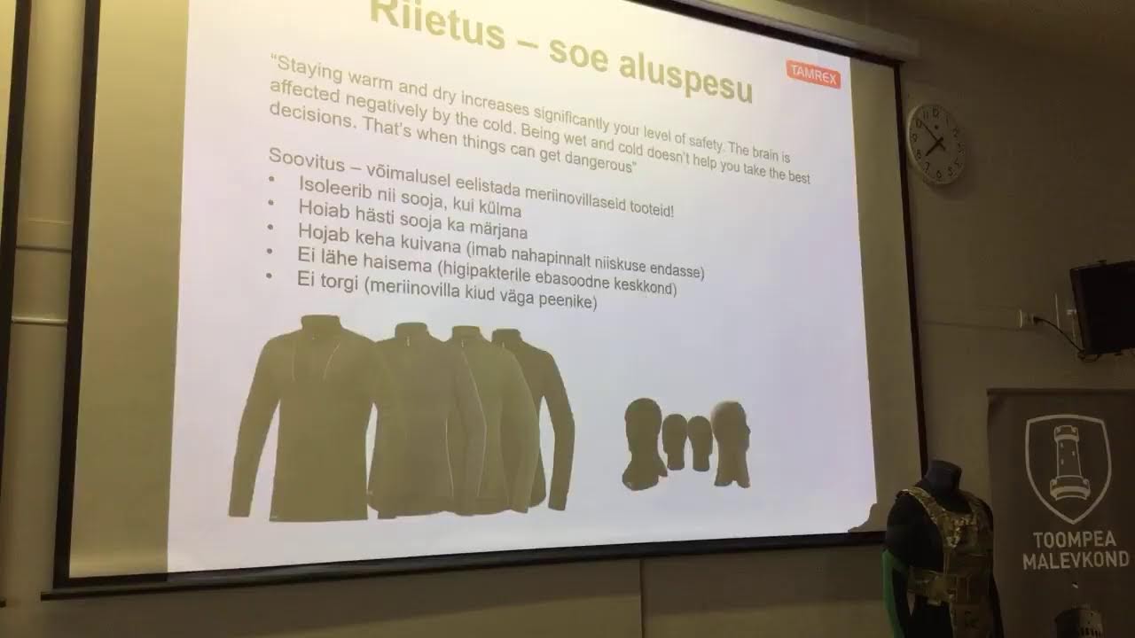 Toompea Akadeemia: Üksikvõitleja isikukaitsevahendid.