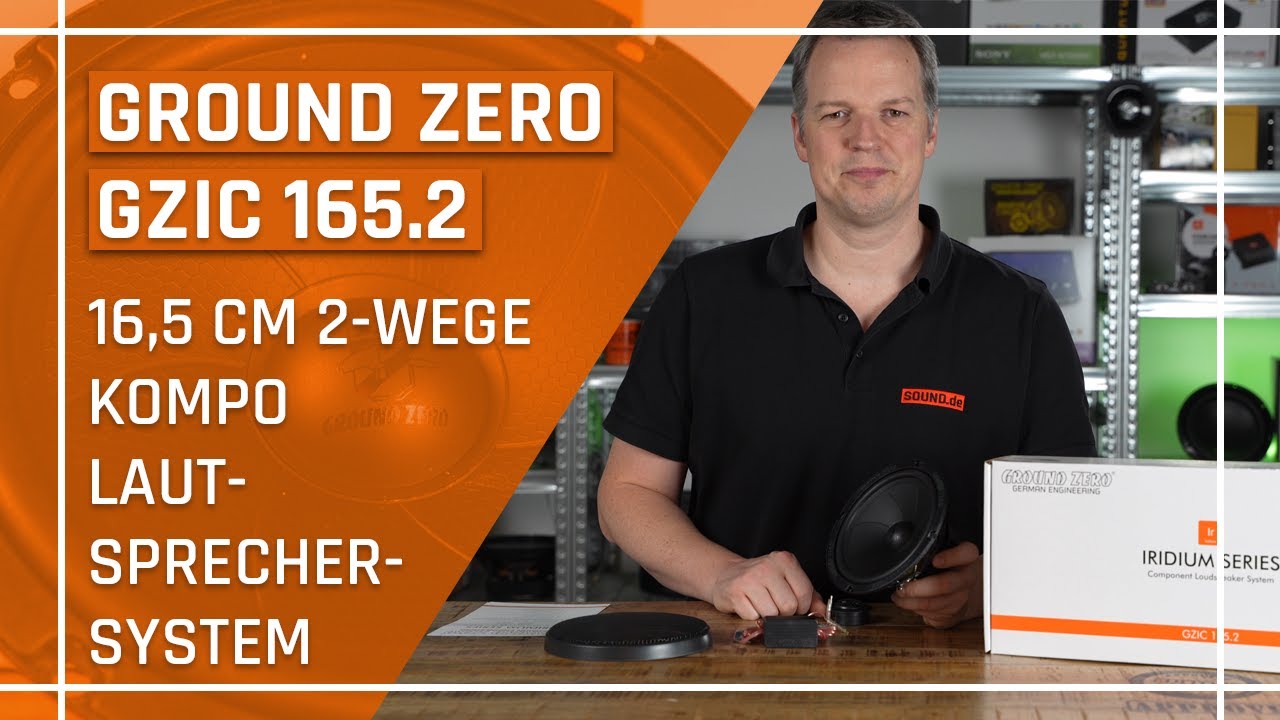 Ground Zero GZIC165.2 - 16,5cm Lautsprecher System - Nachfolger vom GZIC16X