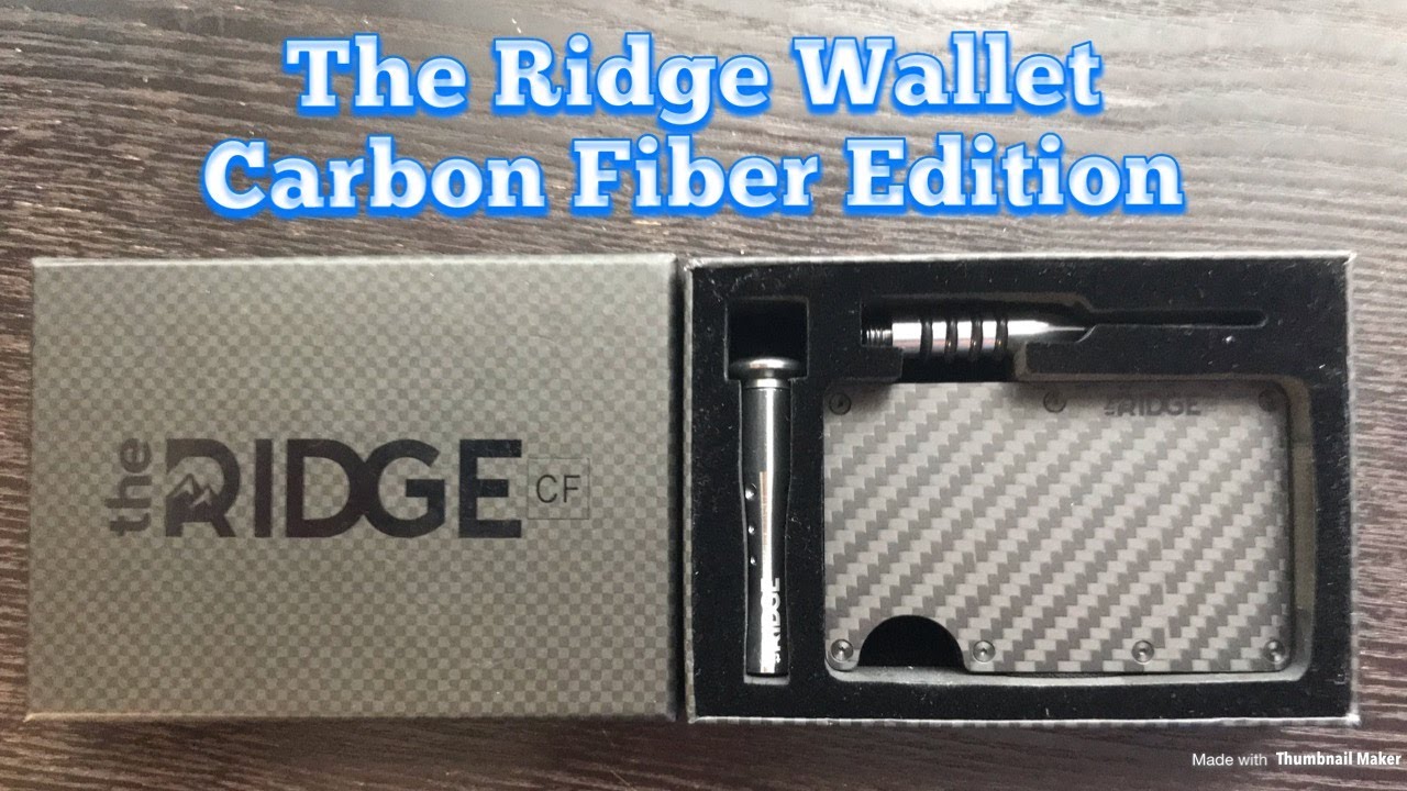The Ridge Wallet - Carbon Fiber Edition - Unboxing & Review