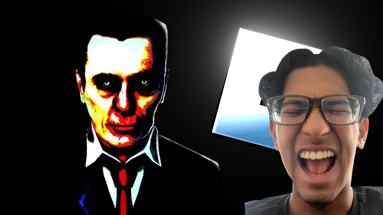 Reacting To Half Life G-Man Voice Acting Trolling in Roblox! 