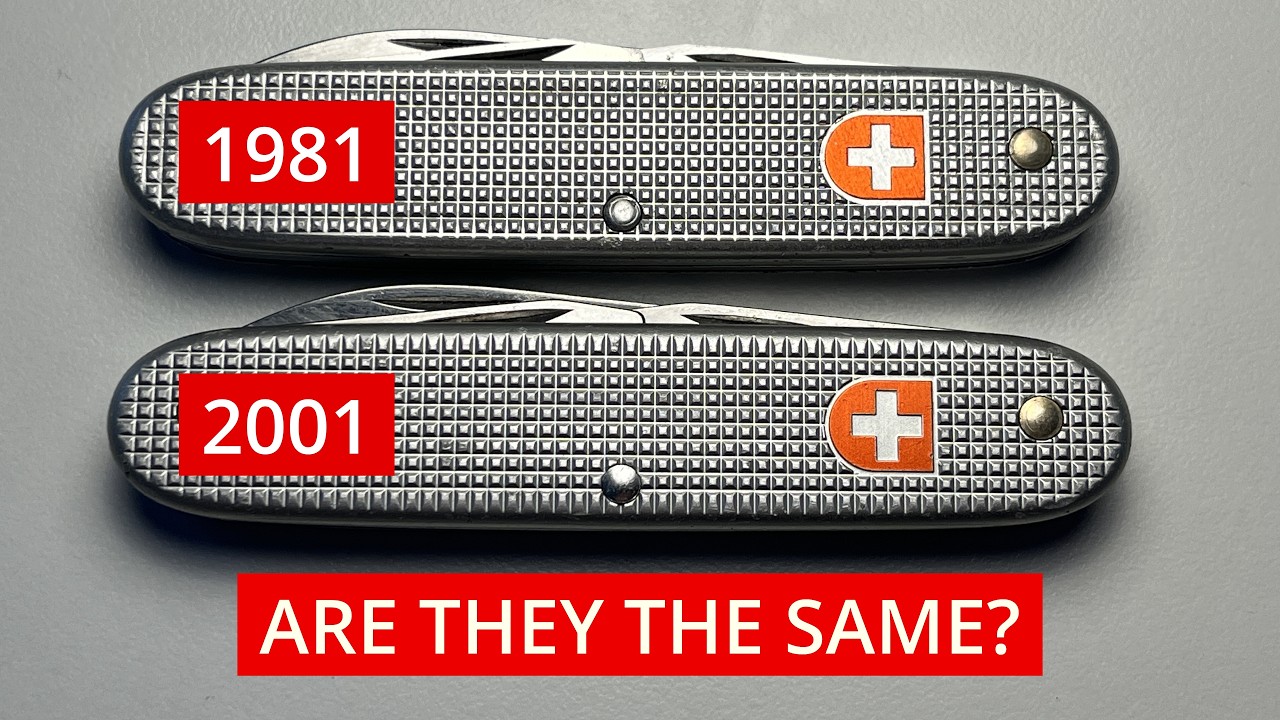 Victorinox Alox Soldier 1981 vs 2001 – Tiny Details You Never Noticed