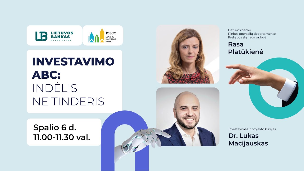 INVESTAVIMO ABC: indėlis – ne Tinderis