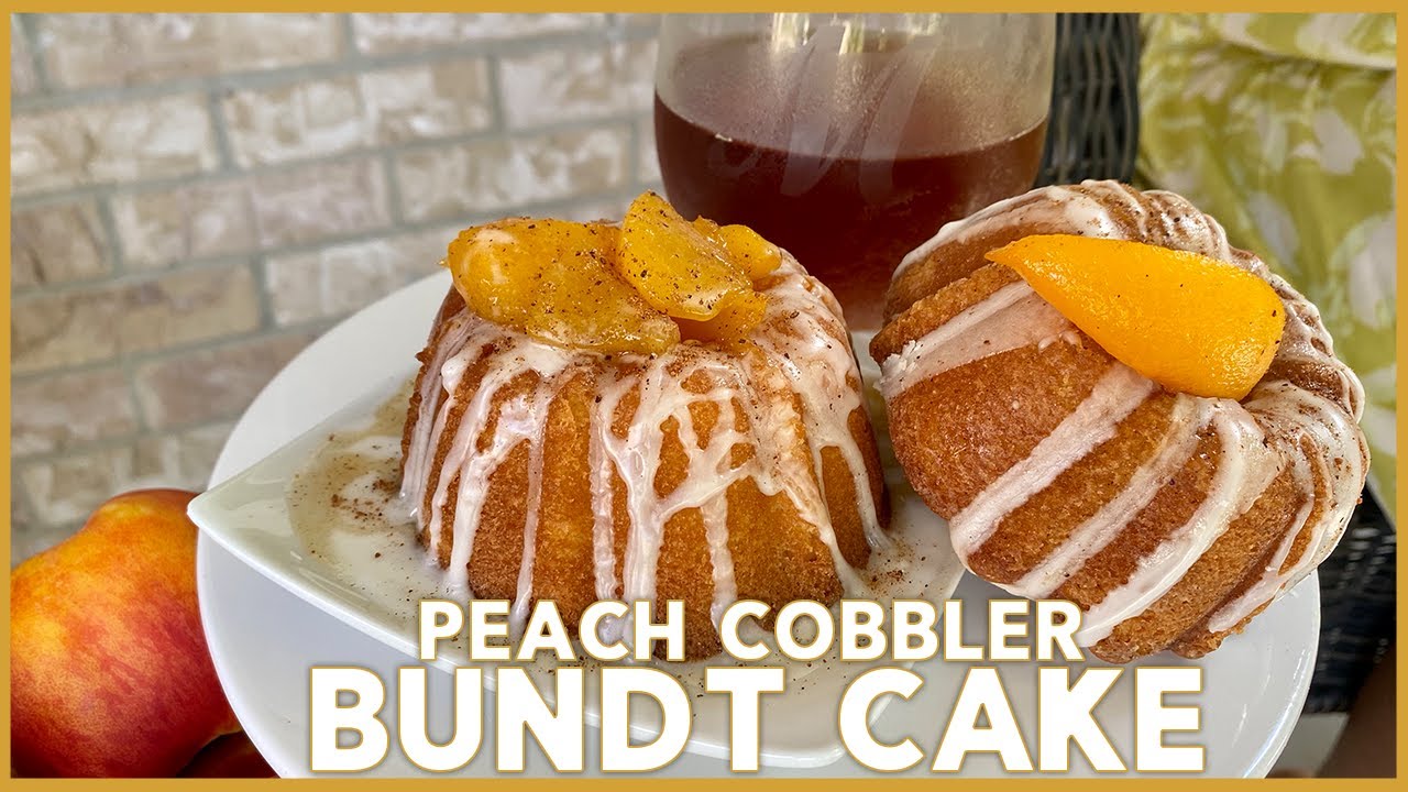 PEACH COBBLER BUNDT CAKE